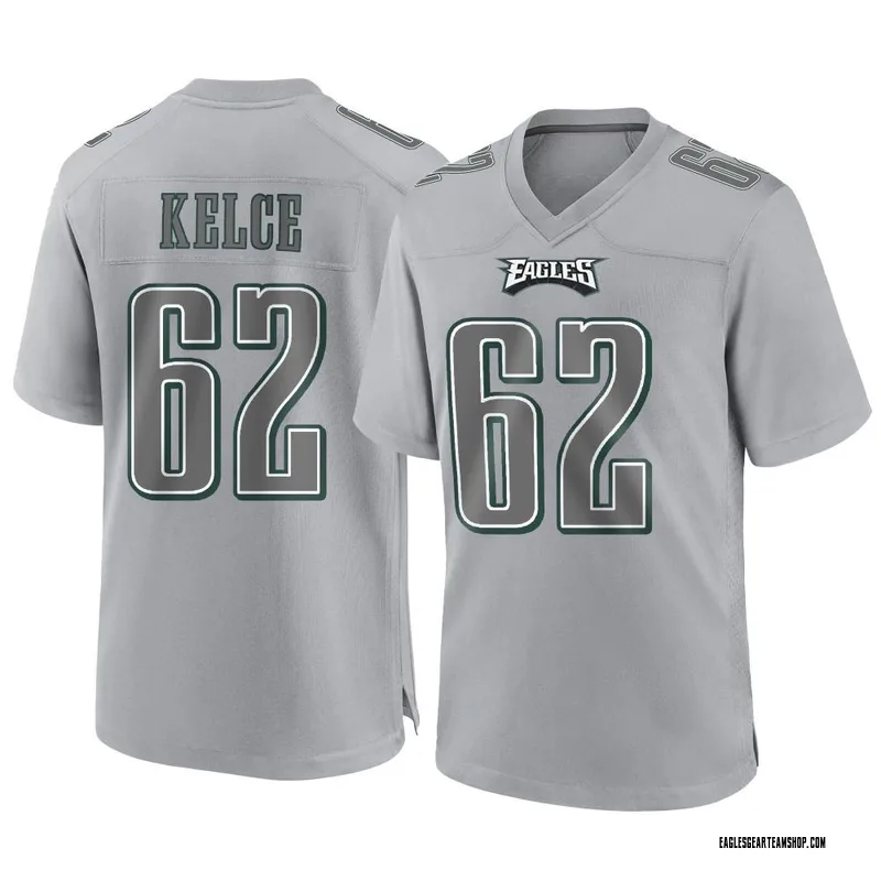 Men's Nike Jason Kelce Green Philadelphia Eagles Game Player Jersey