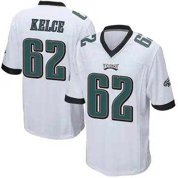 Jason Kelce Jersey White Jersey, 62 Eagles Jersey For Youth,Kids Nfl  Uniform - Karitavir Eagles Jersey store
