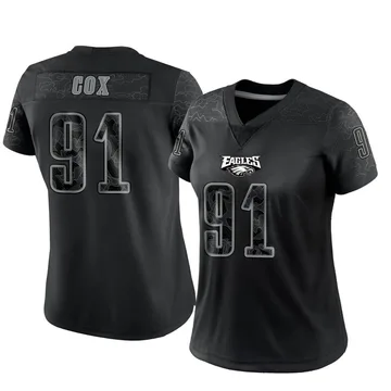 Women's Philadelphia Eagles Fletcher Cox Nike White Player Jersey