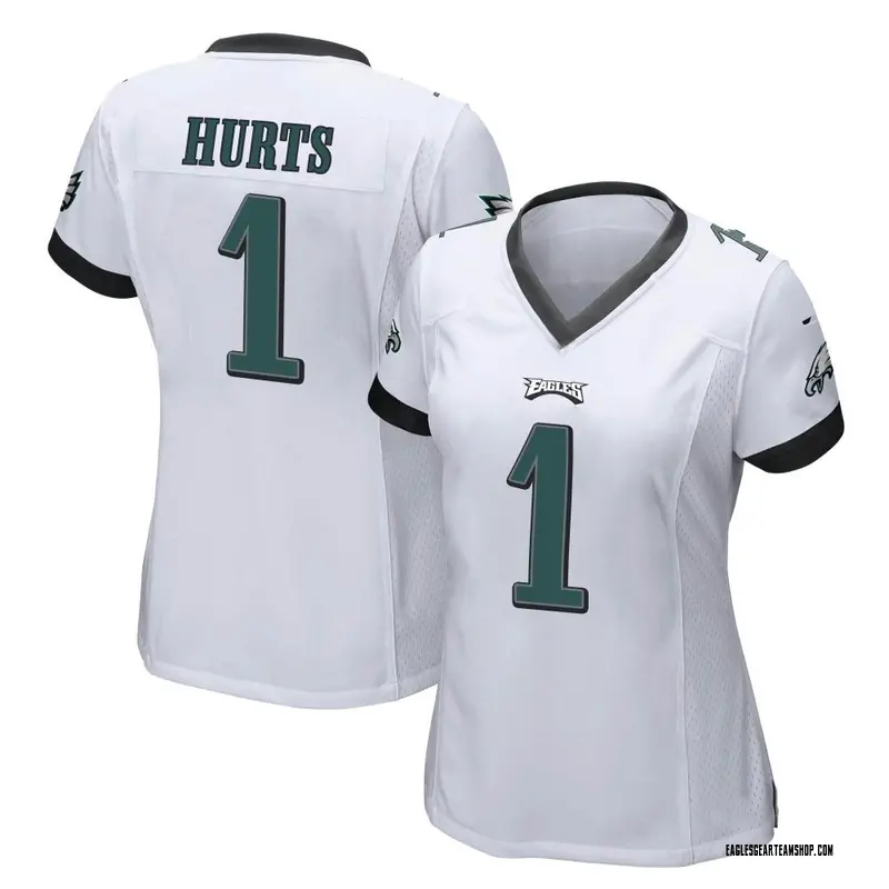 White Jalen Hurts Jersey for Women, 1 Eagles Jersey Stitched - Karitavir  Eagles Jersey store