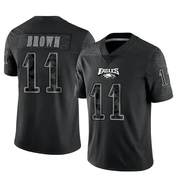 Youth Nike Philadelphia Eagles A.J. Brown Black Reflective Jersey - Limited