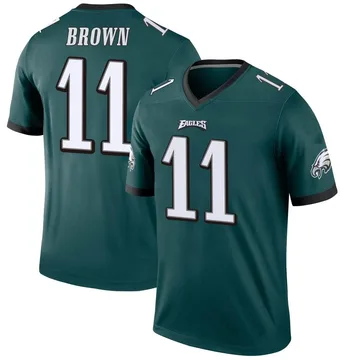 Youth Nike Philadelphia Eagles A.J. Brown Green Jersey - Legend