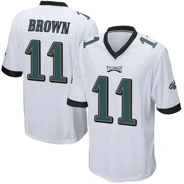 Youth Nike Philadelphia Eagles A.J. Brown White Jersey - Game