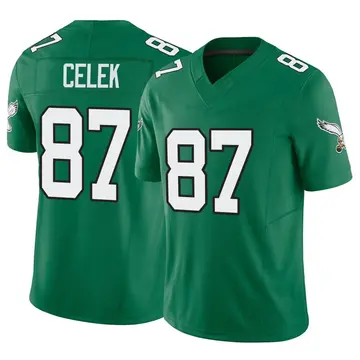 NFL Eagles 1960 Celek Authentic Throwback TeamColor Jersey 