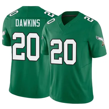 Limited Women's Brian Dawkins Black Jersey - #20 Football Philadelphia  Eagles Salute to Service Therma Long Sleeve Size S