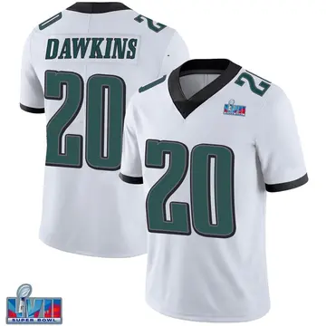 Youth Mitchell & Ness Brian Dawkins Platinum Philadelphia Eagles NFL 100  Retired Player Legacy Jersey