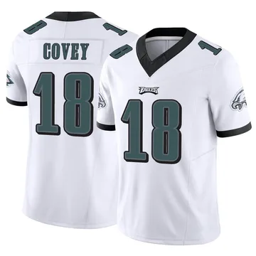 Britain Covey Philadelphia Eagles Youth Green Name & Number Logo T-Shirt 