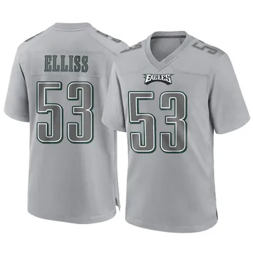 Christian Elliss 53 Philadelphia Eagles Super Bowl LVII Champions 2 Stars  Men Game Jersey - Midnight Green - Bluefink