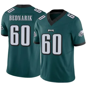 Limited Men's Chuck Bednarik Green Jersey - #60 Football Philadelphia  Eagles 100th Season Rush Vapor Untouchable Size 40/M