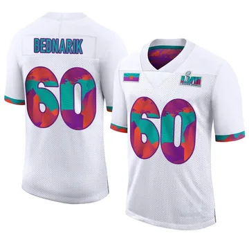 Limited Women's Chuck Bednarik White Road Jersey - #60 Football  Philadelphia Eagles 100th Season Vapor Untouchable Size S