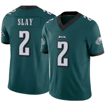 Nike Men's Philadelphia Eagles Darius Slay #2 Logo Green T-Shirt