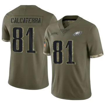 Grant Calcaterra Philadelphia Eagles Men's Green Backer T-Shirt 