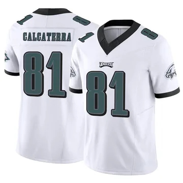 Grant Calcaterra Philadelphia Eagles Men's Gray Distressed Name & Number  Tri-Blend T-Shirt