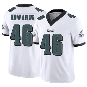 Limited Youth Herman Edwards Black Alternate Jersey - #46 Football  Philadelphia Eagles 100th Season Vapor Untouchable Size S(10-12)