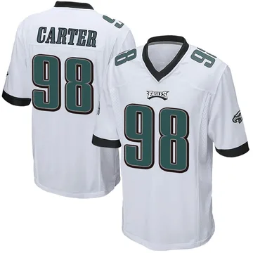 Men Georgia Bulldogs #88 Jalen Carter White Game College Football Jersey  537891-517 - Jalen Carter Jersey 