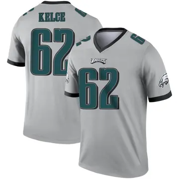 Jason Kelce Philadelphia Eagles Men's Legend Olive Salute to Service  Sideline Long Sleeve T-Shirt