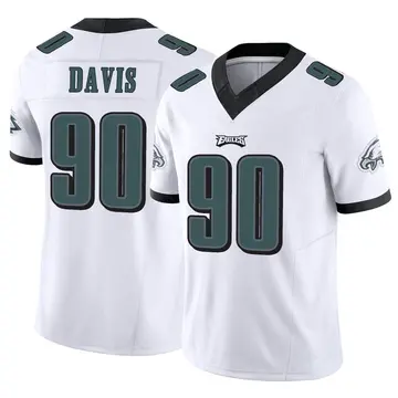 Men's Nike Jordan Davis Green Philadelphia Eagles Player Game Jersey