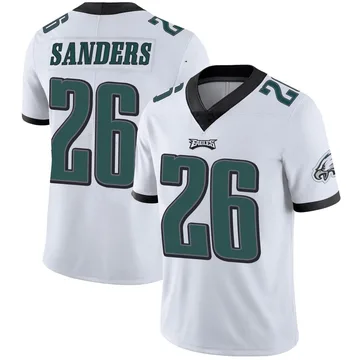 Women's Nike Miles Sanders White Philadelphia Eagles Player Jersey