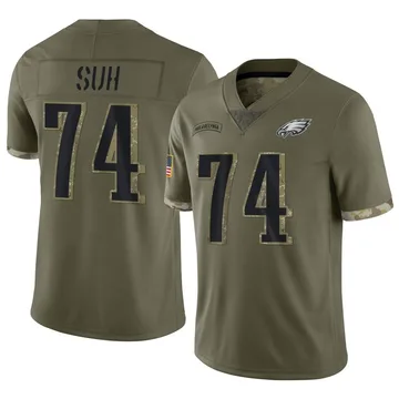 Ndamukong Suh 74 Philadelphia Eagles Super Bowl LVII Champions 2 Stars 2  Stars Youth Game Jersey - Black - Bluefink