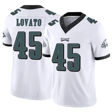 Men's Nike Rick Lovato Midnight Green Philadelphia Eagles Game Jersey Size: Small