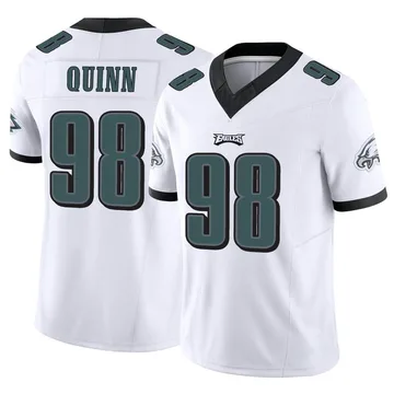 Robert Quinn 98 Philadelphia Eagles Super Bowl LVII Game Player Men Jersey  - White - Bluefink