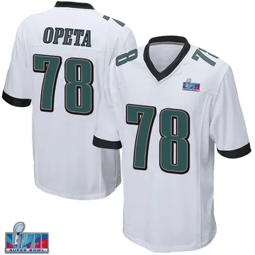 2022 Philadelphia Eagles Sua Opeta #78 Game Issued White Pants 42